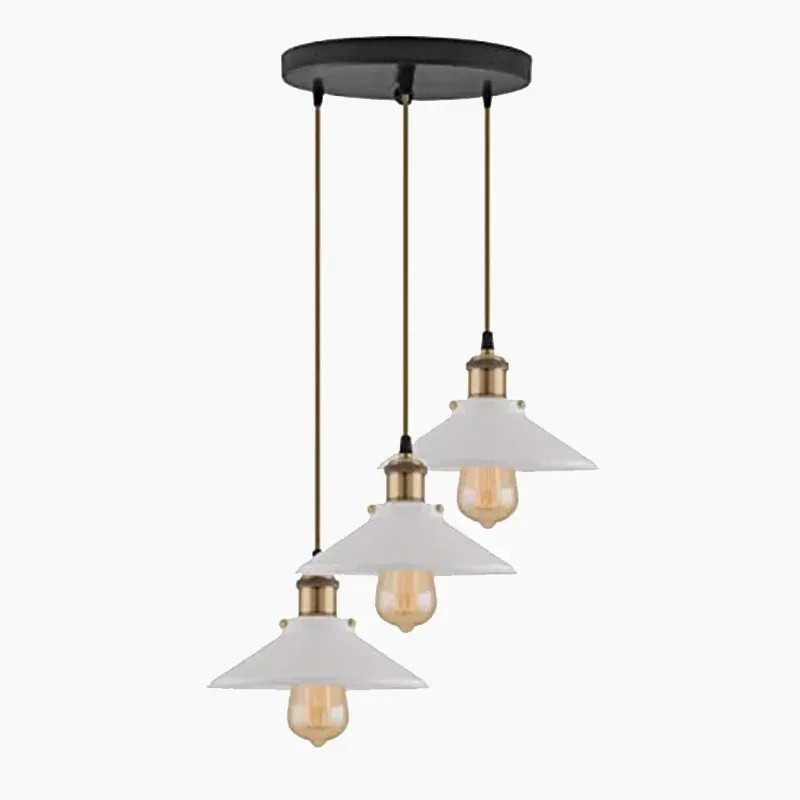 Luminária três lampadas